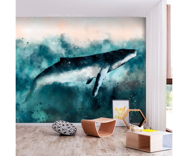 Fototapeta samoprzylepna - Zwierzęta Wieloryb Podwodne Życie