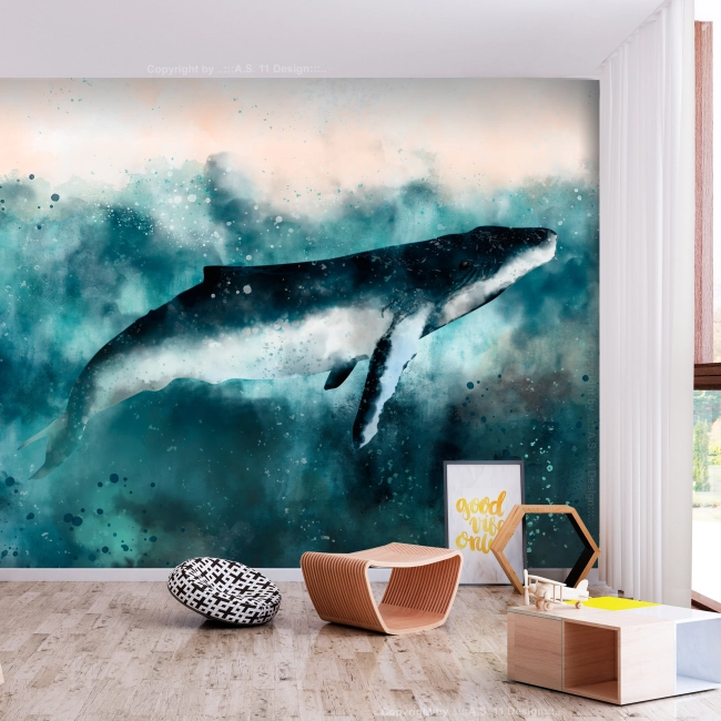 Fototapeta - Zwierzęta Wieloryb Podwodne Życie