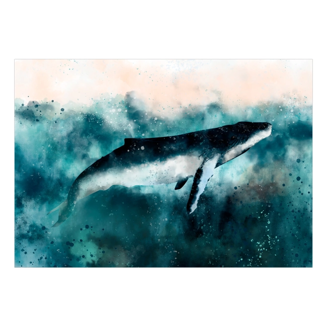 Fototapeta samoprzylepna - Zwierzęta Wieloryb Podwodne Życie