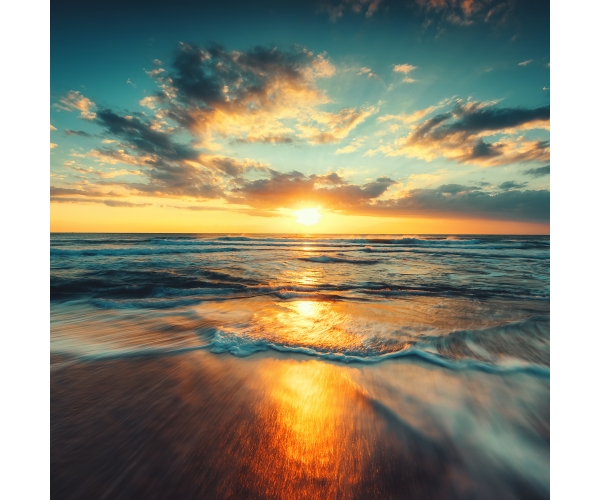 Fototapeta Zachód Słońca Plaża Morze na wymiar kolekcja PRESTIGE