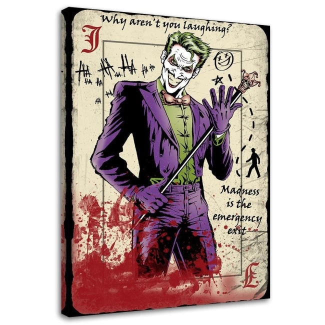 OBRAZ JOKER KARTA ARTIST