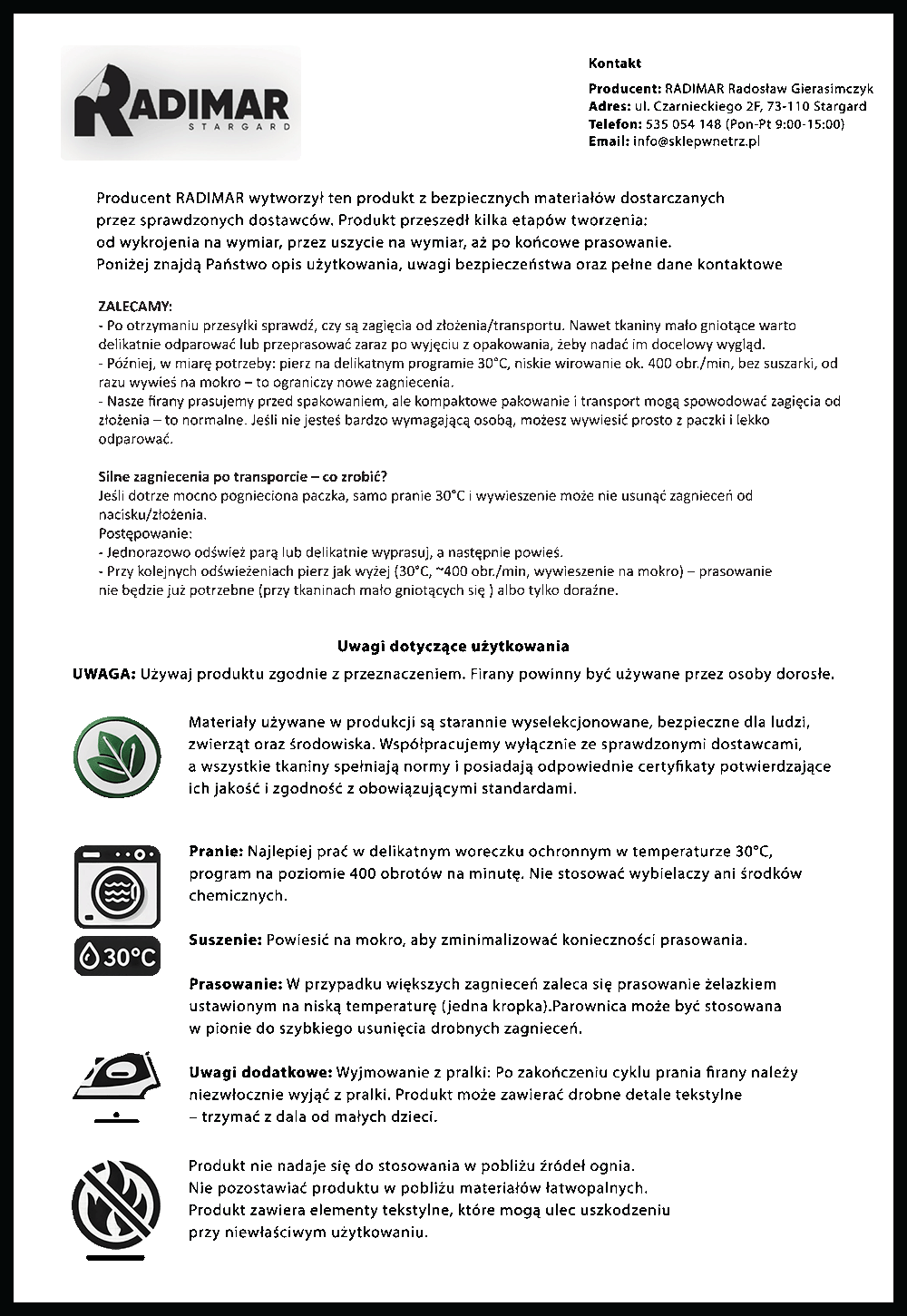 pranie_firan_prasowanie_radimar