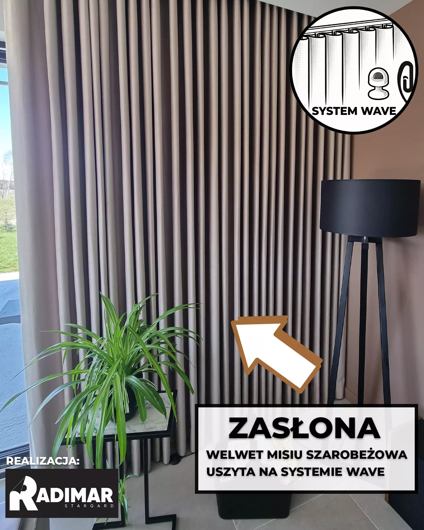 zaslona_szarobezowa_wave_radimar