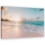 Obraz na płótnie Plaża Słońce Morskie Fale - NA WYMIAR