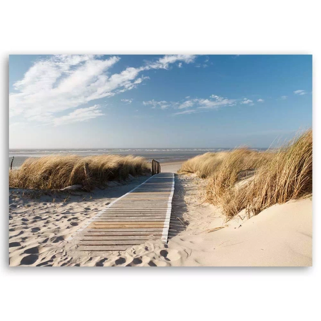Obraz na płótnie Plaża zejście na plażę Krajobraz - NA WYMIAR