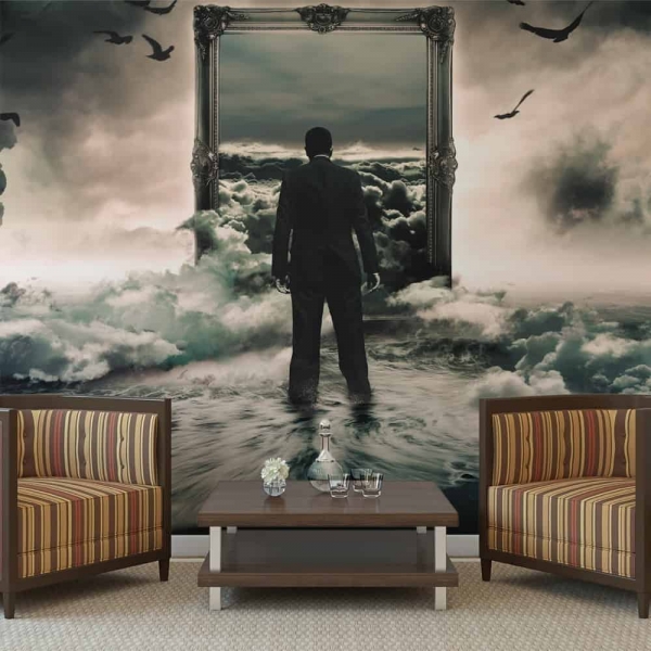 Fototapeta - a walk in the clouds