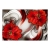 Fototapeta -kwiat czerwony zawijasy fala