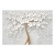 Fototapeta - Czarodziejska magnolia białe liście złote drzewko