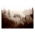 Fototapeta - Górski las (sepia) mgła las krajobraz góry