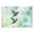 Fototapeta - Kolorowe kolibry (zielony)