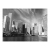 Fototapeta - Panorama Chicago (black and white)