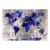 Fototapeta samoprzylepna - Mapa świata: kleksy
