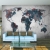 Fototapeta - World map on the wall