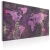Obraz fioletowa mapa świata na płótnie włoskim