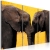 Obraz - Całus pary słoni OBRAZ NA PŁÓTNIE WŁOSKIM