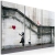 Obraz - Girl With a Balloon by Banksy OBRAZ NA PŁÓTNIE WŁOSKIM