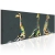 Obraz - Kolorowe żyrafy OBRAZ NA PŁÓTNIE WŁOSKIM