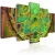 Obraz - Mandala: Zielona energia OBRAZ NA PŁÓTNIE WŁOSKIM