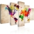 Obraz - Mapa świata: Abstrakcyjna fantazja OBRAZ NA PŁÓTNIE WŁOSKIM