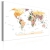 Obraz - Mapa świata: Podróże przez świat OBRAZ NA PŁÓTNIE WŁOSKIM