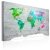 Obraz - Mapa świata: Zielony raj OBRAZ NA PŁÓTNIE WŁOSKIM
