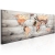 Obraz - Mapy świata: Drewniane podróże OBRAZ NA PŁÓTNIE WŁOSKIM