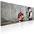 Obraz - Mario Bros na betonie OBRAZ NA PŁÓTNIE WŁOSKIM