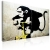 Obraz - Monkey Detonator by Banksy OBRAZ NA PŁÓTNIE WŁOSKIM