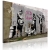 Obraz - Old school (Banksy)