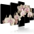 Obraz - Orchidea na kontrastującym tle OBRAZ NA PŁÓTNIE WŁOSKIM