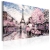 Obraz - Różowy Paryż OBRAZ NA PŁÓTNIE WŁOSKIM