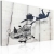 Obraz - Upadająca kobieta z wózkiem na zakupy (Banksy) OBRAZ NA PŁÓTNIE WŁOSKIM