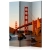 Parawan 3-częściowy - Most Golden Gate - zachód słońca, San Francisco [Room Dividers]