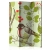 Parawan 3-częściowy - Ptak i lilie - motyw vintage [Room Dividers]