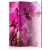 Parawan 3-częściowy - Różowa orchidea [Room Dividers]
