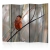 Parawan 5-częściowy - Bullfinch in the forest II [Room Dividers]