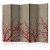 Parawan 5-częściowy - Red-hot branches II [Room Dividers]