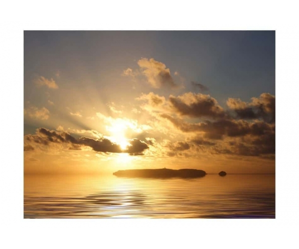Fototapeta - morze - zachód słońca