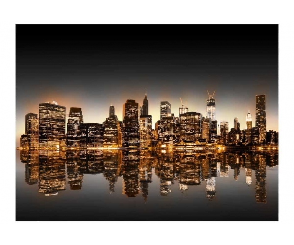 Fototapeta - Nowy Jork i złoto
