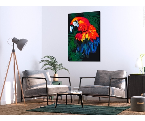 Obraz do samodzielnego malowania - Papuga