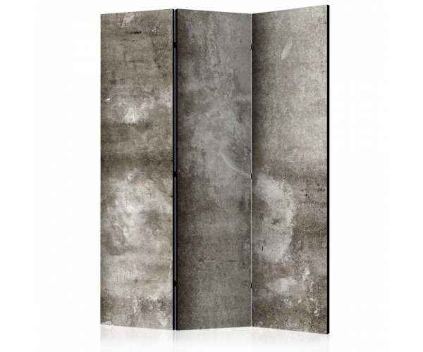 Parawan 3-częściowy - Zimny beton [Room Dividers]