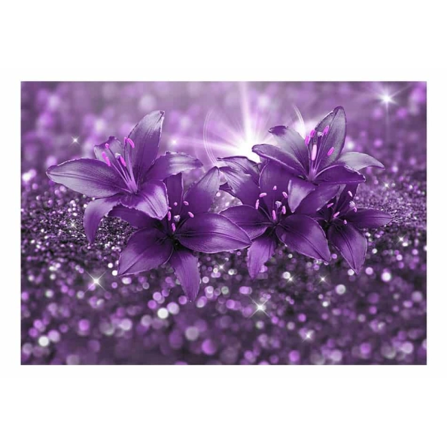 Fototapeta Fioletowe kwiaty Arcydzieło fioletu