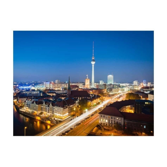 Fototapeta Berlin nocą miasto