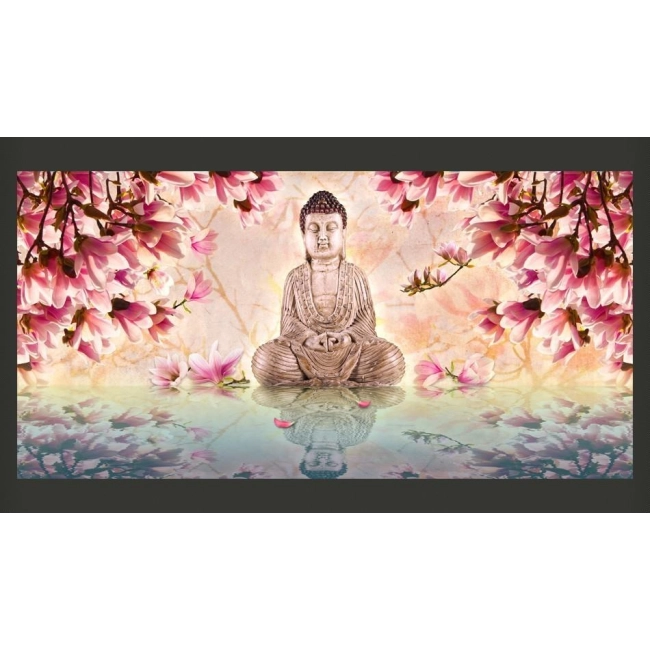 Fototapeta XXL - Budda i magnolia