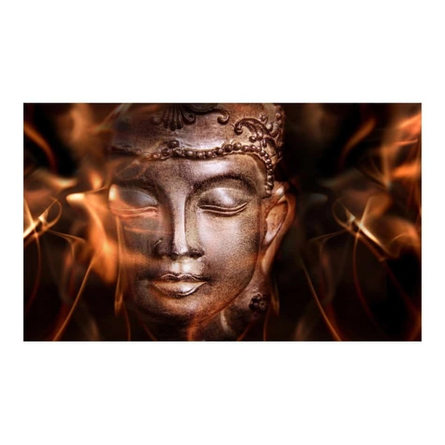 Fototapeta - Buddha. Fire of meditation.