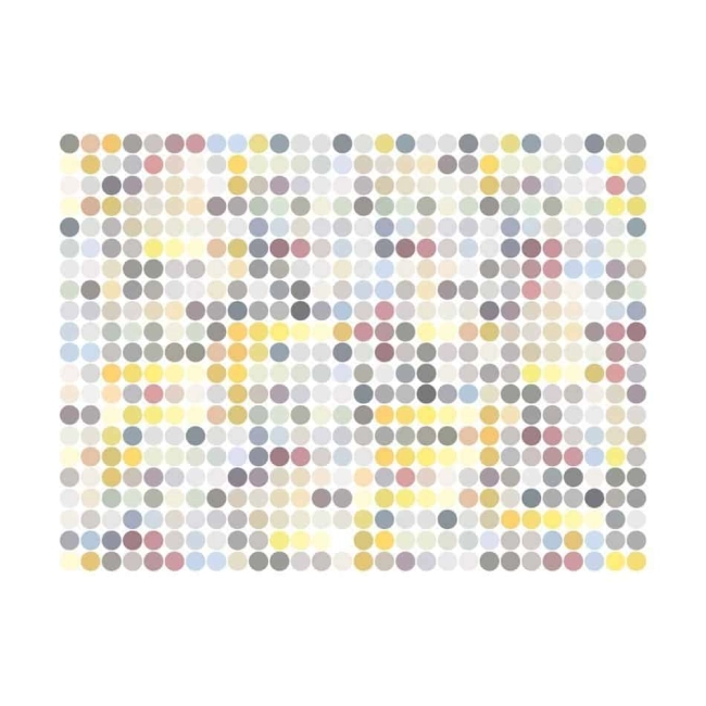Fototapeta -kolorowe kropeczki na białym tle