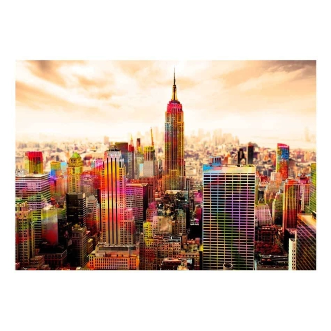 Fototapeta - kolorowe miasto NEW YORK