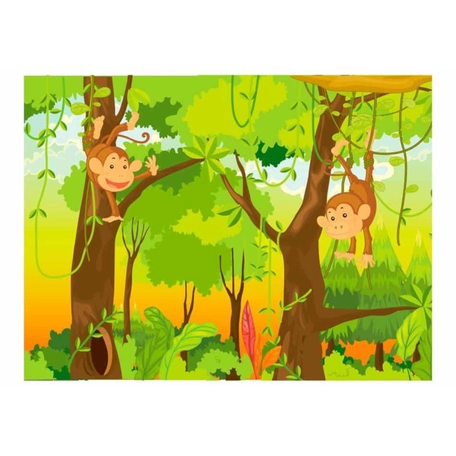 Fototapeta -małpki na drzewie