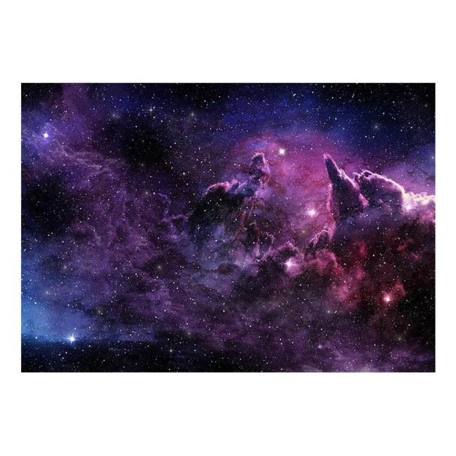 Fototapeta kosmos gwiazdy galaktyka mgławica odcienie fioletu