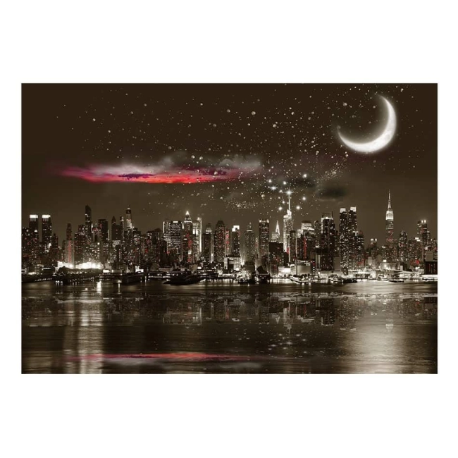 Fototapeta - Gwiezdna noc nad NY